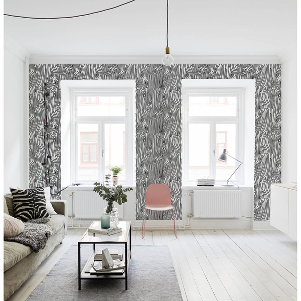 Tapisserie murale Inspirations en bois