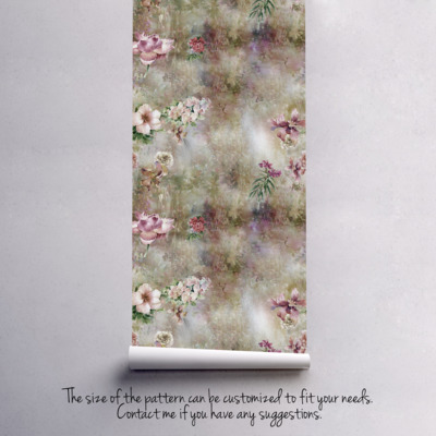 Papier peint adhésif Jardin dans le brouillard