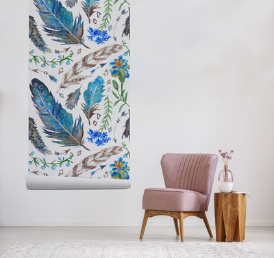 Papier peint Léger comme une plume