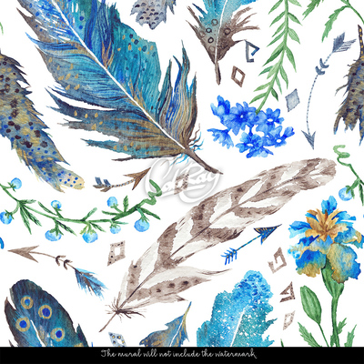 Papier peint Léger comme une plume