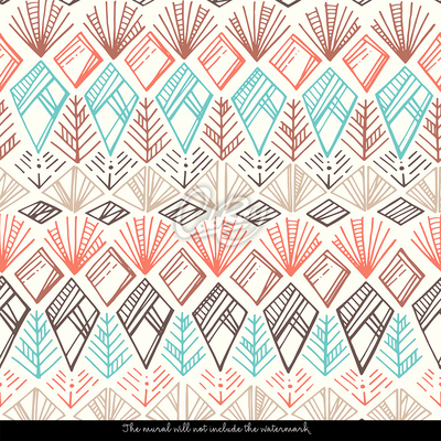 Papier peint adhésif À la manière indienne