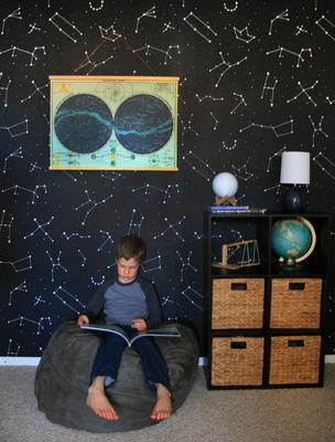 Papier peint Galaxie étoilée