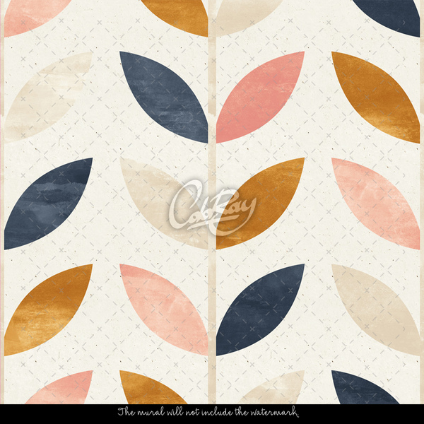 Tapisserie murale Chaînes de feuilles