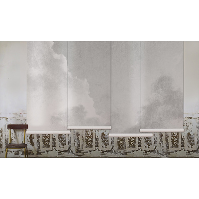 Tapisserie murale Se balancer dans les nuages brillants