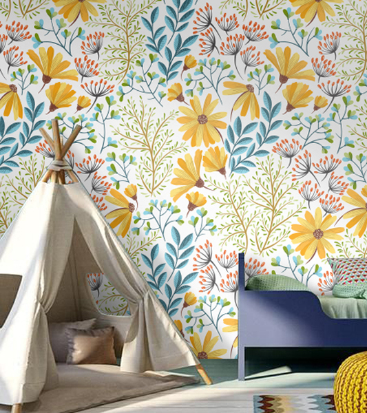 Papier peint Clairière ensoleillée