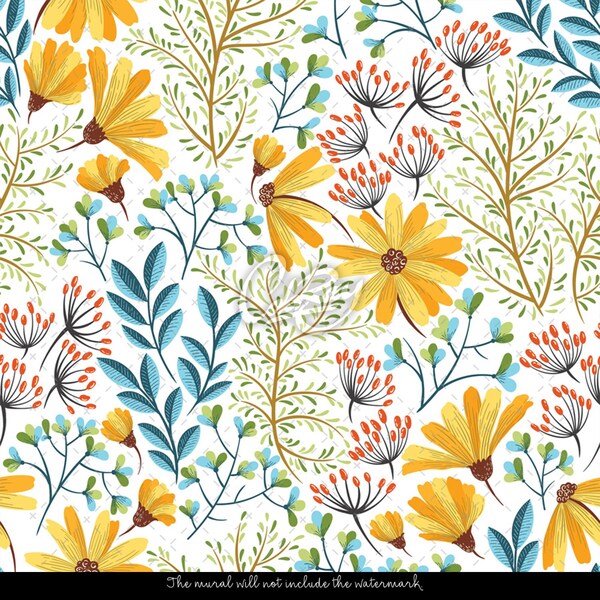 Papier peint Clairière ensoleillée