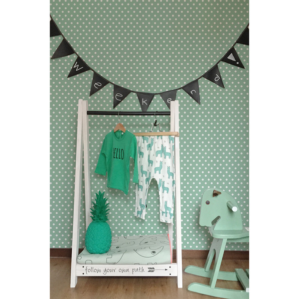 Tapisserie murale Jouer vert