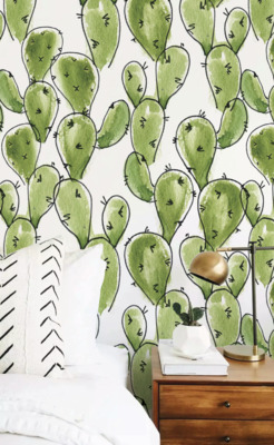 Tapisserie murale Cactus mexicain de dessin animé