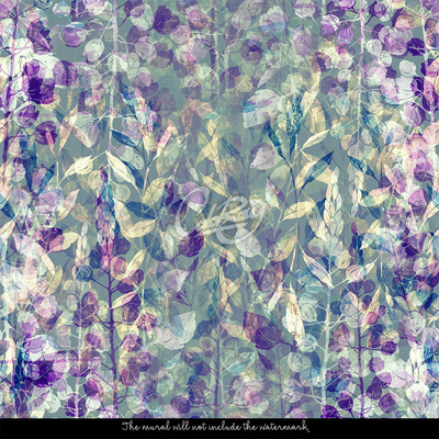 Tapisserie murale Herbes de fantaisie