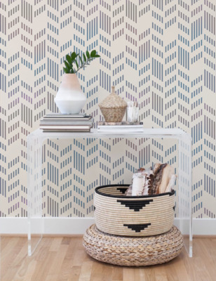 Papier peint adhésif Tissé à partir de lignes