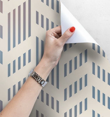 Papier peint adhésif Tissé à partir de lignes