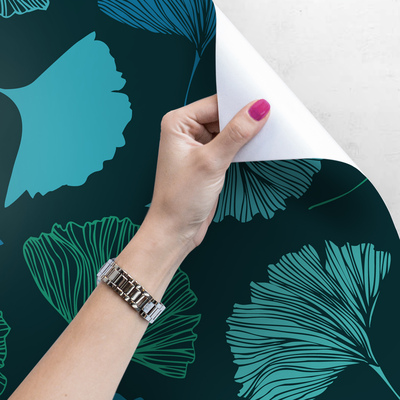 Papier peint adhésif Feuilles dans le vent