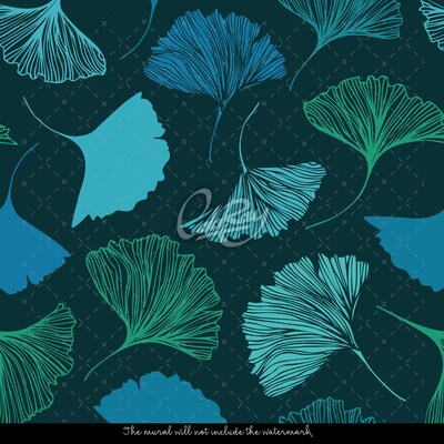 Papier peint adhésif Feuilles dans le vent