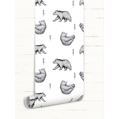 Tapisserie murale Ours heureux