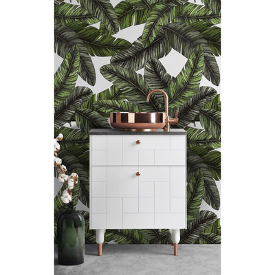 Tapisserie murale La fraîcheur agréable du palmier paradisiaque