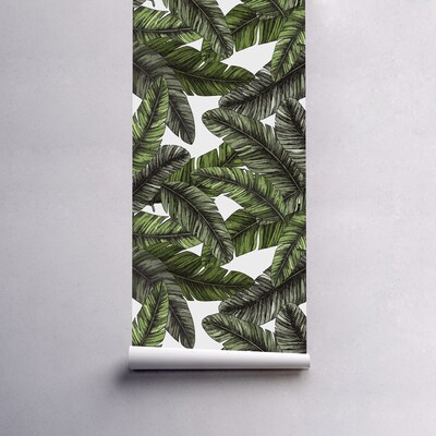 Tapisserie murale La fraîcheur agréable du palmier paradisiaque