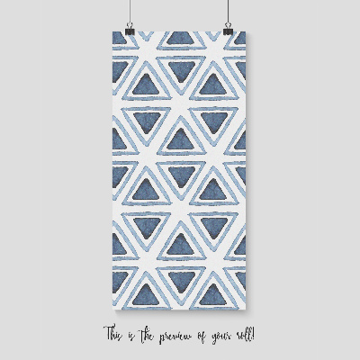 Papier peint Triangles bleus