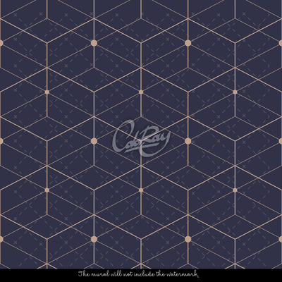 Papier peint Carrés spatiaux