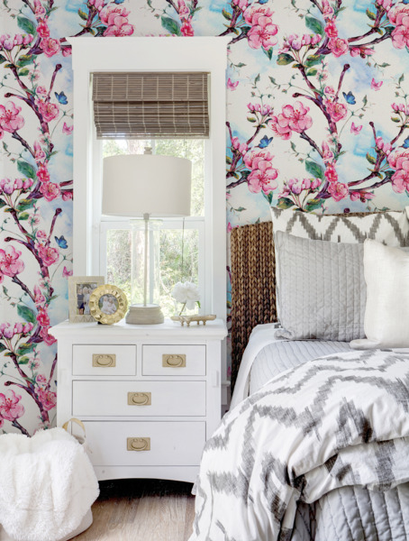 Papier peint Verger en fleurs