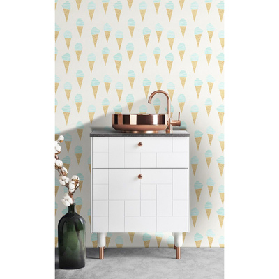 Papier peint Mur de glace