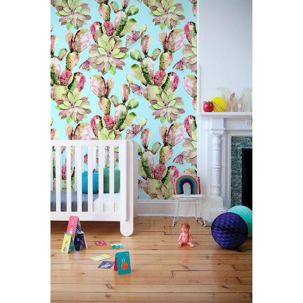 Papier peint S'amuser avec un cactus