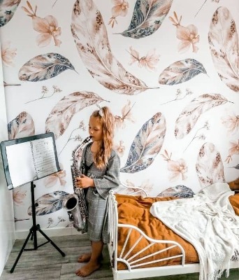 Papier peint Une légère rafale de vent