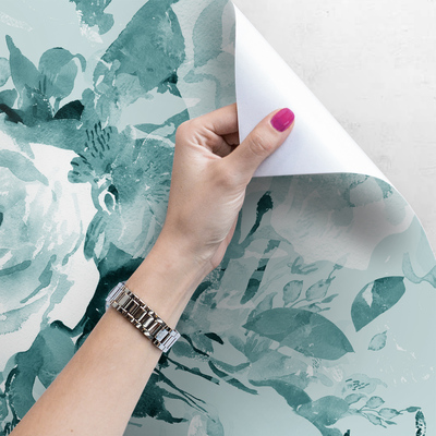 Tapisserie murale Roses d'Azur