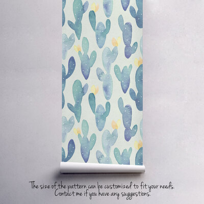 Tapisserie murale Cactus le matin