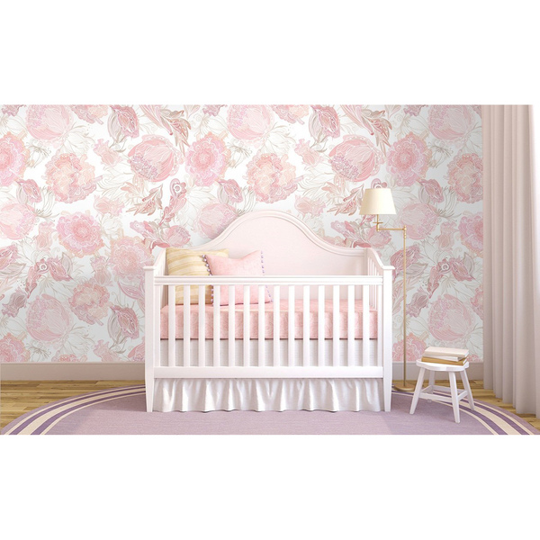 Tapisserie panoramique Au pays rose