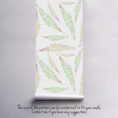 Tapisserie murale Acacias pastel