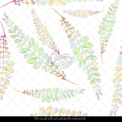 Tapisserie murale Acacias pastel