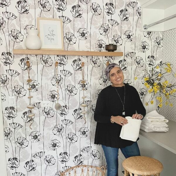 Tapisserie murale Coquelicots dans un carnet de croquis