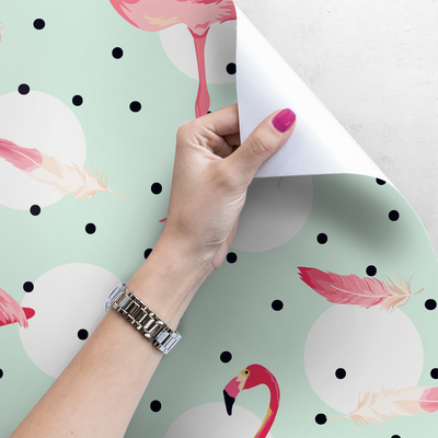 Papier peint adhésif Les flamants roses sont mon monde