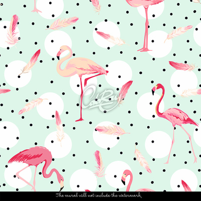 Papier peint adhésif Les flamants roses sont mon monde