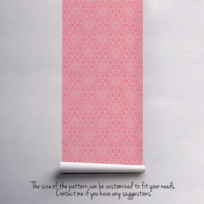 Tapisserie panoramique Le Maroc en rose