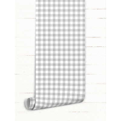 Tapisserie murale Carrés gris clair