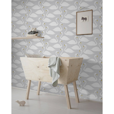 Tapisserie murale La beauté des cygnes