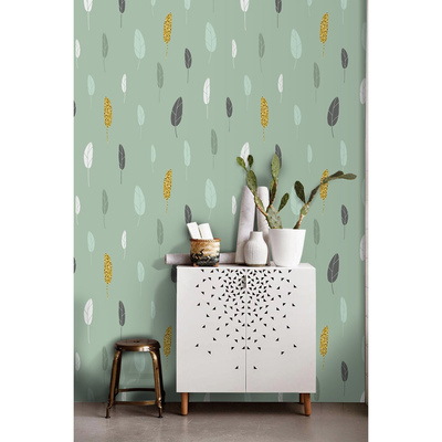 Tapisserie murale Feuille scandinave