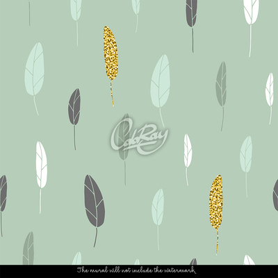 Tapisserie murale Feuille scandinave