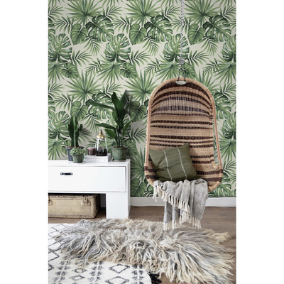 Tapisserie murale Buisson épais de Monstera