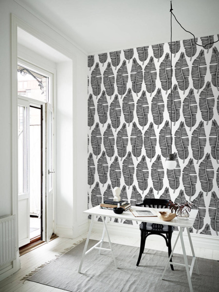 Tapisserie panoramique Phoque feuillu