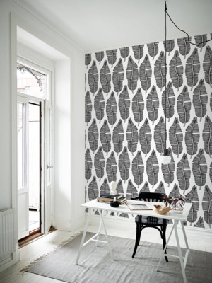 Tapisserie panoramique Phoque feuillu