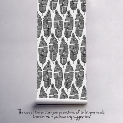 Tapisserie panoramique Phoque feuillu