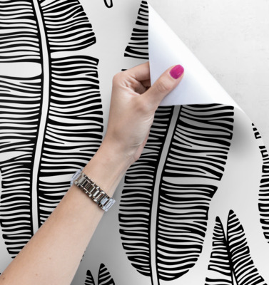 Tapisserie panoramique Phoque feuillu