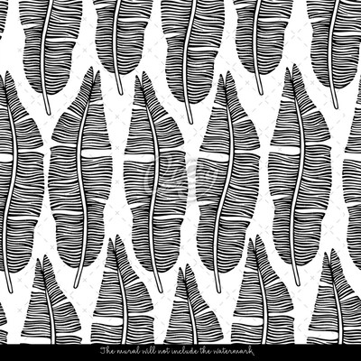 Tapisserie panoramique Phoque feuillu