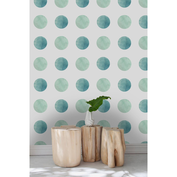 Papier peint panoramique Fantaisie verte