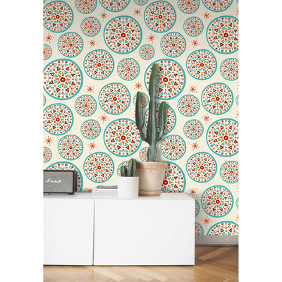 Tapisserie murale Mandalas colorés