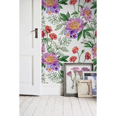 Papier peint Bouquets de fleurs romantiques