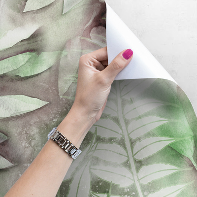 Tapisserie murale Feuilles enchantées