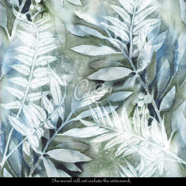 Papier peint adhésif Fleur de fougère